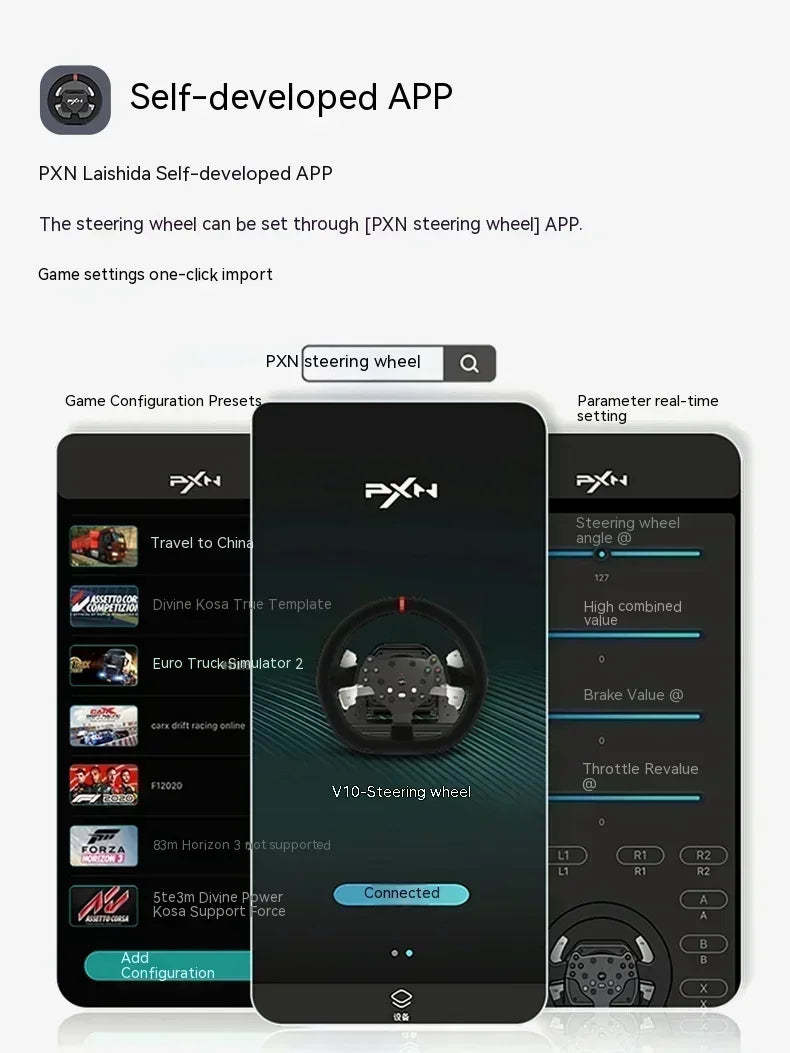 Pxn A7 Game Gear Lever For Pxn-V10 Game Steering Wheel Controller 6+1 Gear Special Custom Manual Shift Lever Of Game Simulator