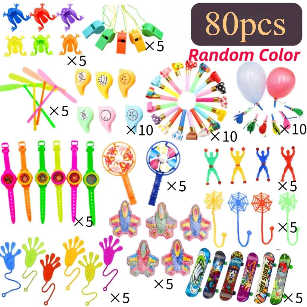 40-150 Pcs Kids Birthday Party Favors Pinata Guest Gift Assortment Giveaway Pinata Stuffed Bulk Kids Toys Gifts - AIAZ