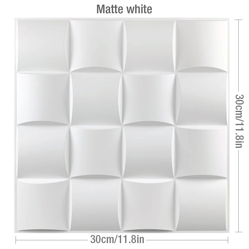 30cm house wall renovation geometric 3D wall panel non-self-adhesive 3D wall sticker art tile 3d wallpaper room bathroom ceiling