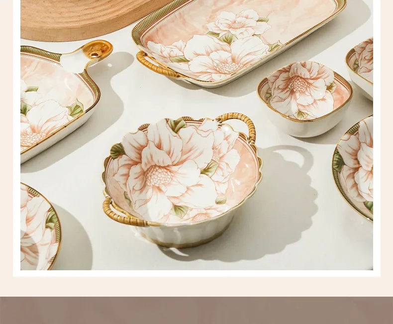 High-quality Ceramic Spoons Wholesale Combinations Household Gift Tableware Sets