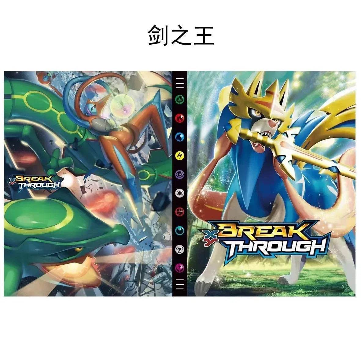 2025 New 9-Pocket Page 432Pcs Holder Album Toys Collections Pokemones Cards Album Book Top Loaded List Toys Gift for Children - AIAZ
