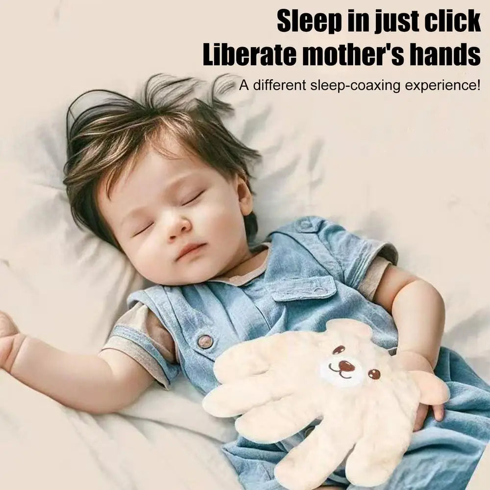 Baby Patting Sleeping Toy Patting Soother Pillow for Baby Automatic Pat Soother Cute Dolls Cartoon Animal Sleeping Aid Startle