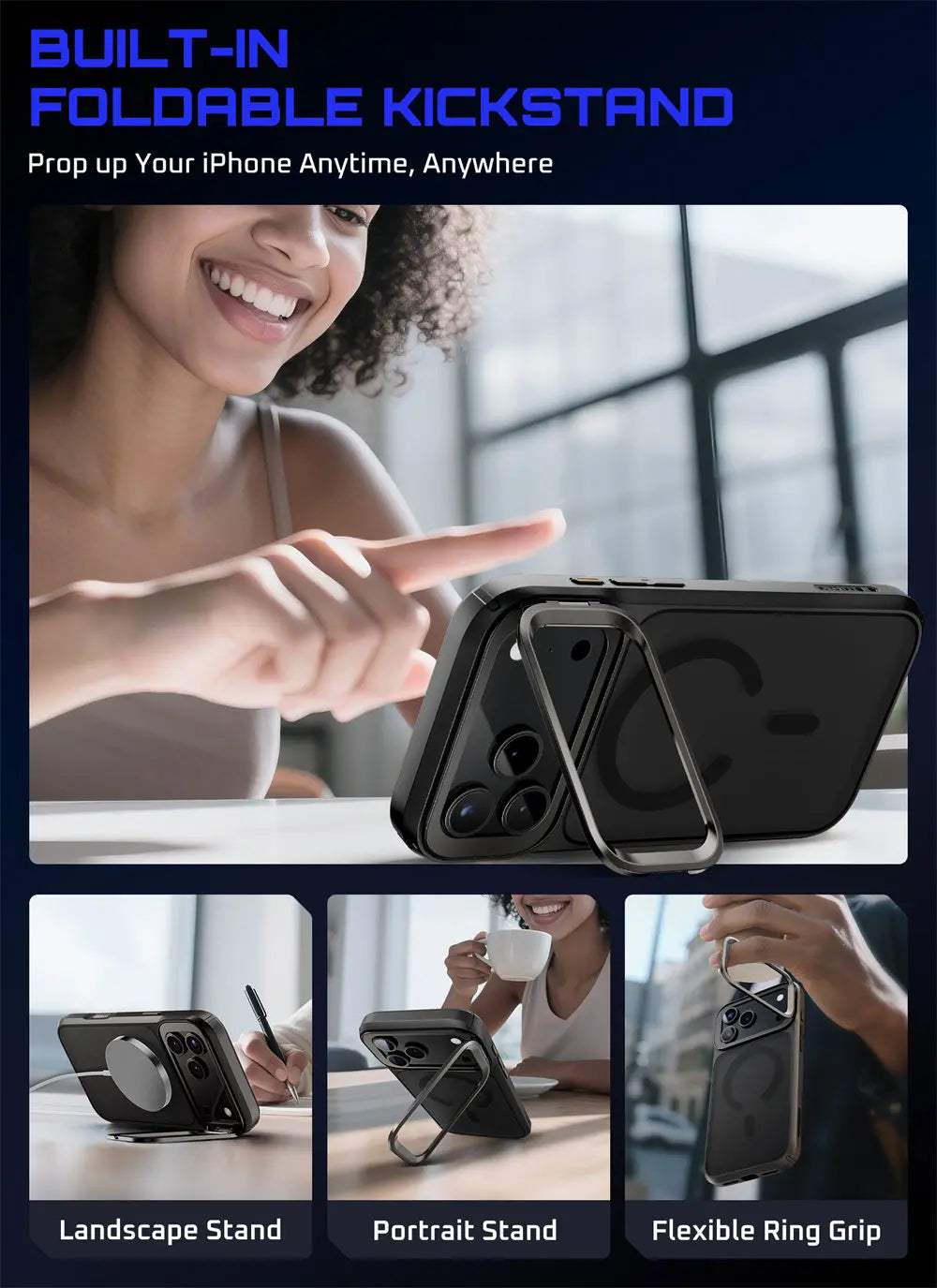 SUPCASE For iPhone 17 Pro Max Case with Camera Control Capture Button UB Mag Slim Shockproof Magnetic MagSafe Phone Case Cover