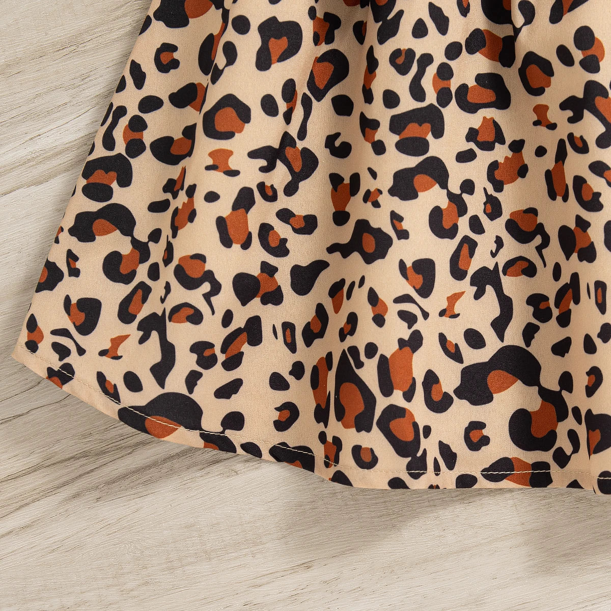 Baby Girl Dress Summer Baby Girl Leopard Print Bow Decoration Baby Girl Suspender Dress Cute Dress Up Party Baby Girl Dress With