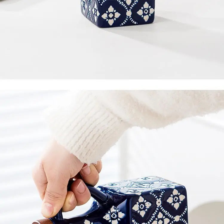 American ceramic oil pot, commercial oil bottle, household kitchen seasoning bottle