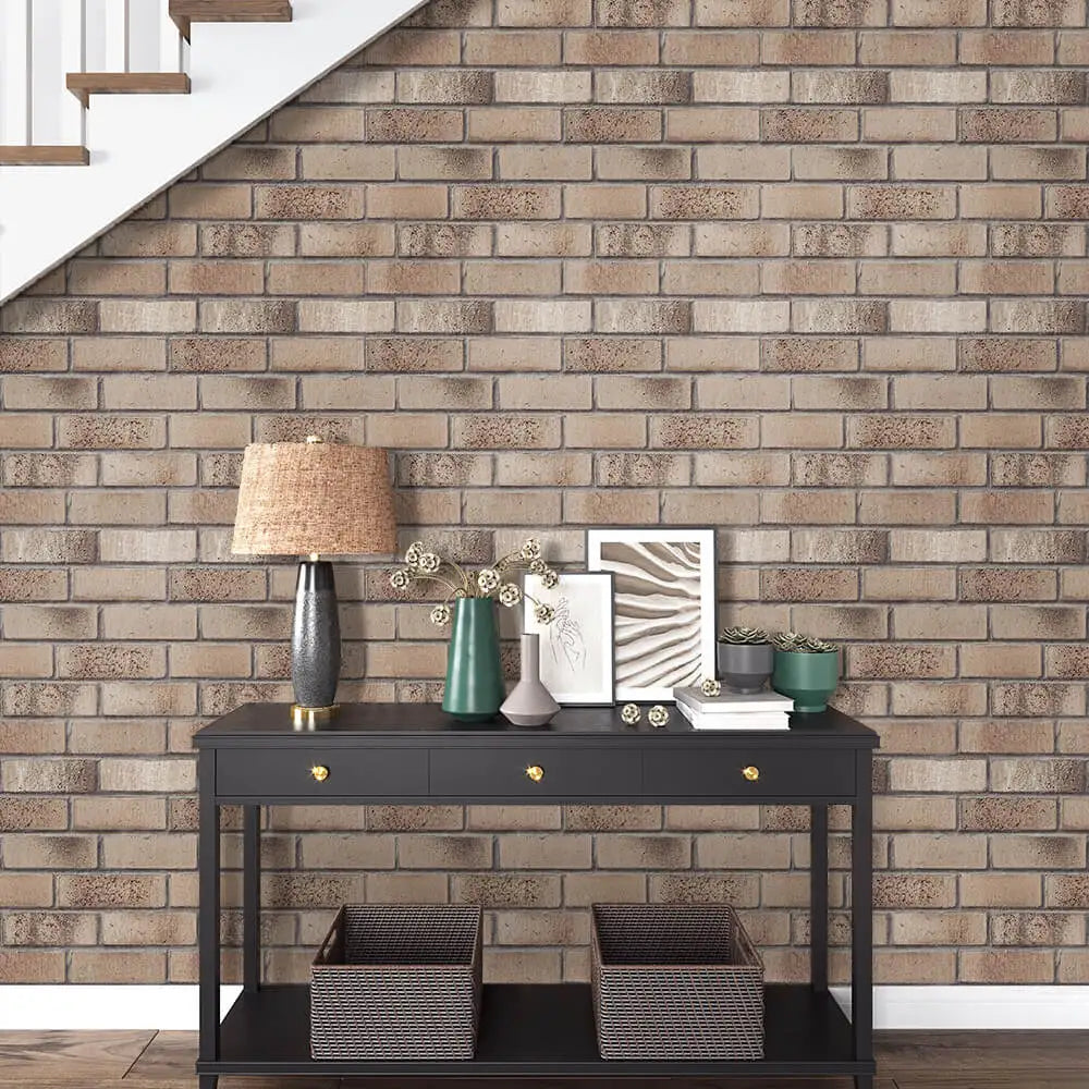 1/10pcs 3D Wall Sticker Self-adhesive Faux Brick Wall Panel Peel and Stick Tile Backsplash for Kitchen Bathroom Tile Sticker