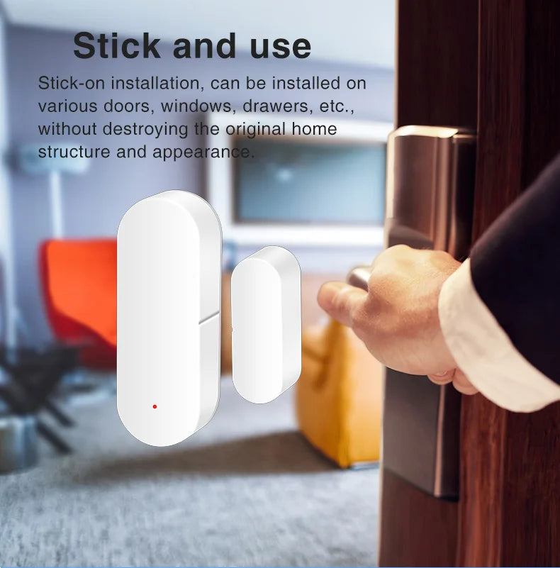 Zigbee Smart Door Window Sensor Open/Closed Detectors EWeLink App Control Security Alarm Work With Alexa Google Home