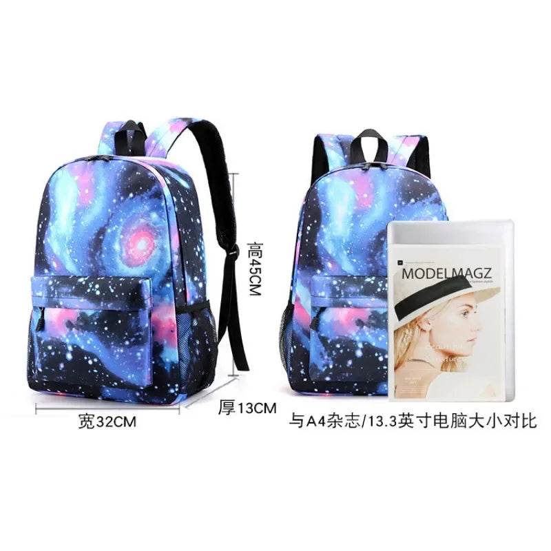 Football Star Children Backpack Large-capacity Schoolbag Shoulder Bag Pencil Case Three-piece Schoolbag Primary School Students - AIAZ