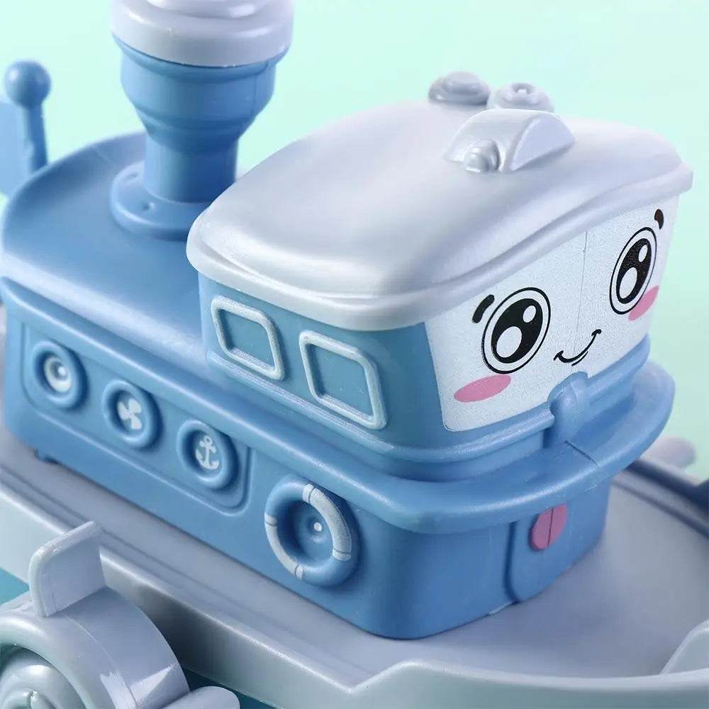 Kids Water Toys Birthday Gifts Swimming Beach Game Bath Playing Toys Clockwork Boat Wind Up Toy Baby Bath Toys Cartoon Ship Toy - AIAZ