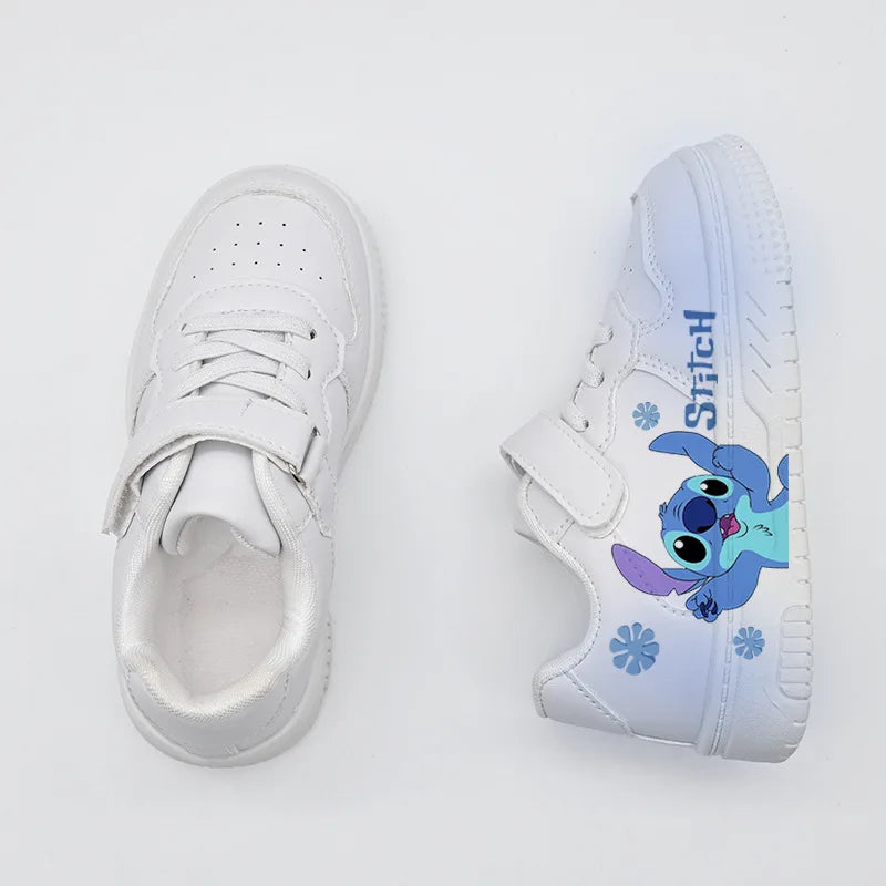 Stitch Shoes sneakers for children Student Casual basketball shoes Kid Sneakers girls boys Running Fashion Sports Shoes Gift