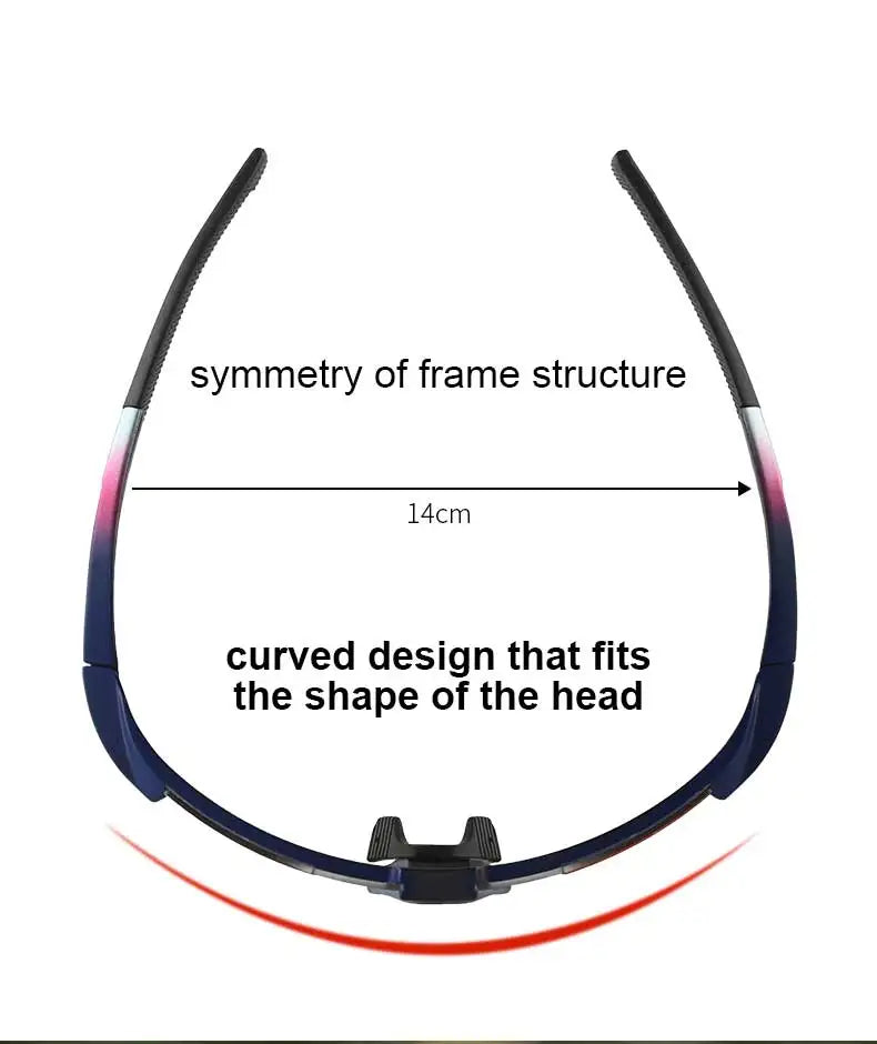 INBIKE Photochromic Cycling Sunglasses Professional Road Bike Riding Glasses for Men Bicycle Windproof Sand Goggles Bike Eyewear