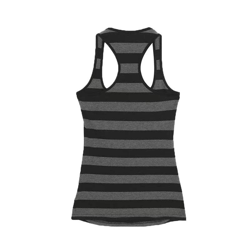 2025 New Striped Tank Tops Women Summer Tight Sexy Camisole Sleeveless Tops Casual Y2K Clothing for Women Basic crop tops women - AIAZ