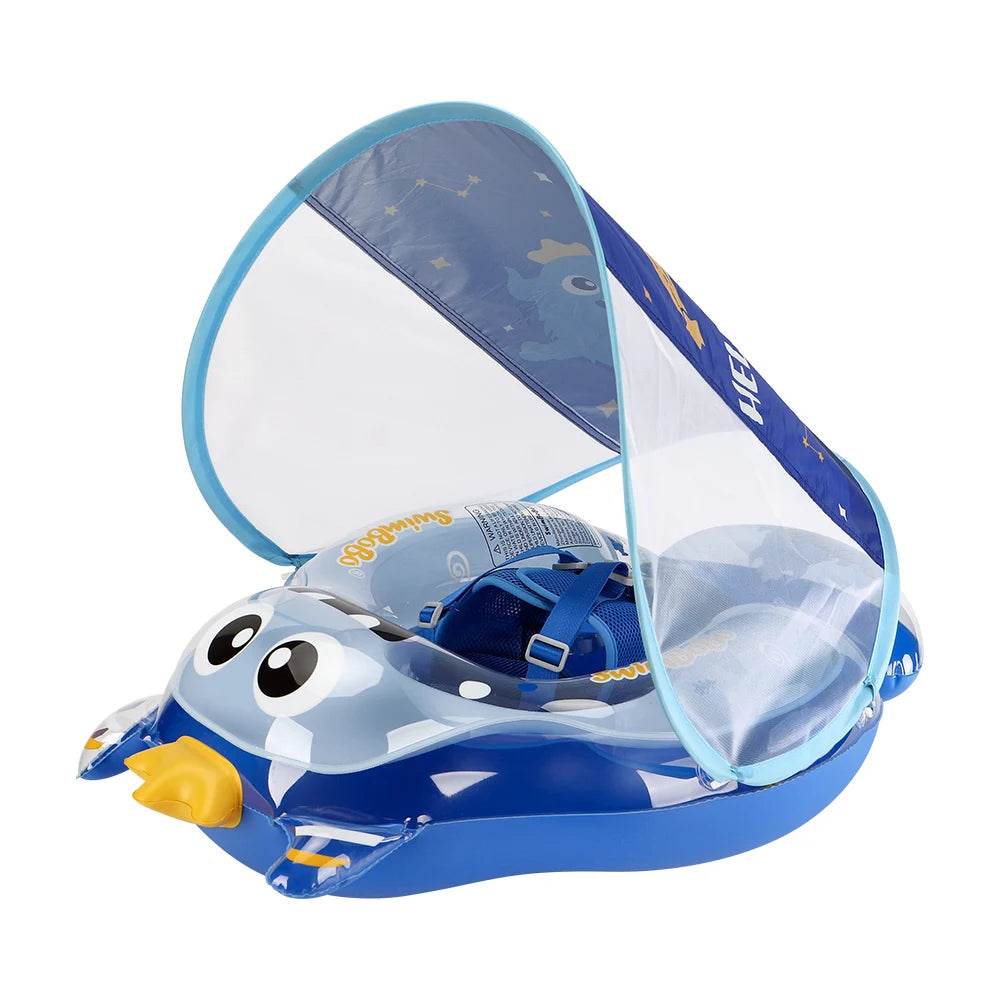 Swimbobo Kids Inflatable Baby Floating Water Toy Swimming Floats Waist Trainer Child Swim Pool Ring PVC Children Float - AIAZ