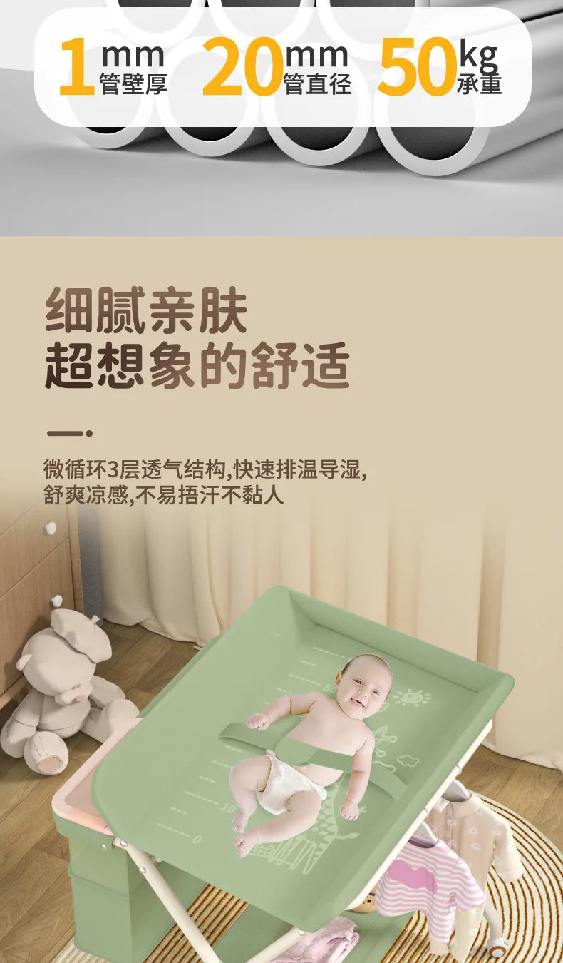 Baby Care Table Portable Multi-functional Baby Changing Table Children's Massage Foldable Bath Table