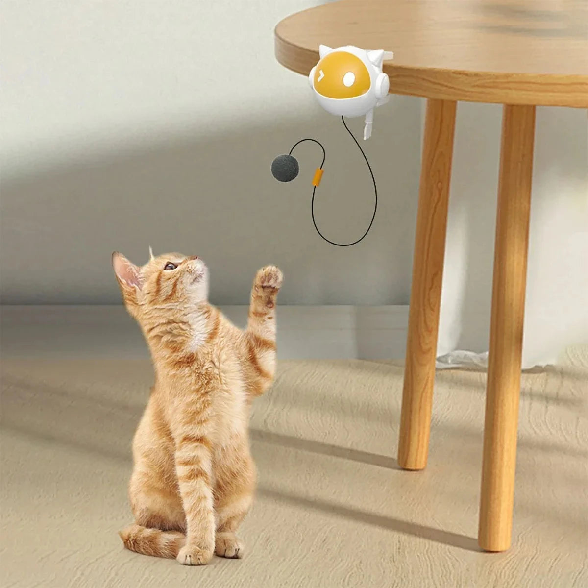 Automatic Lifting Cat Toy Ball Interactive Cat Ball Toy Electric Lifting Pet Toy Smart Pet Cat Ball Toys Cat Accessories