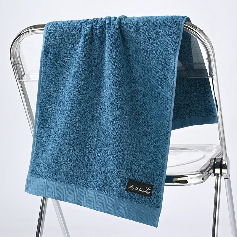 Adult Bath Towel 100% Cotton Sweat Absorbent Towel Sports Towel Strongly Absorbent Bath Towel Set 70x140cm