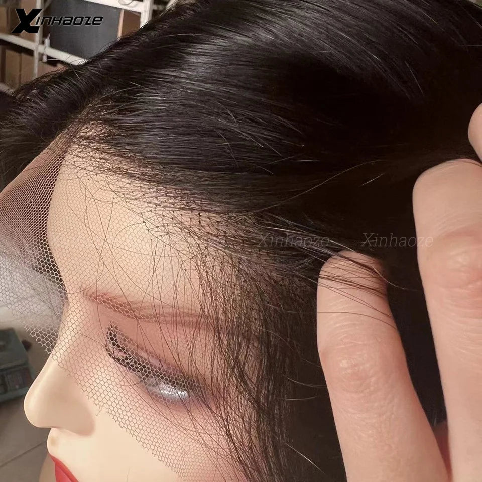 13x6 Lace Frontal Body Wave Wig Brown Roots Ombre Blonde 13x4 Lace Front Human Hair Wigs Baby Hair Transparent 5x5 Closure Wig