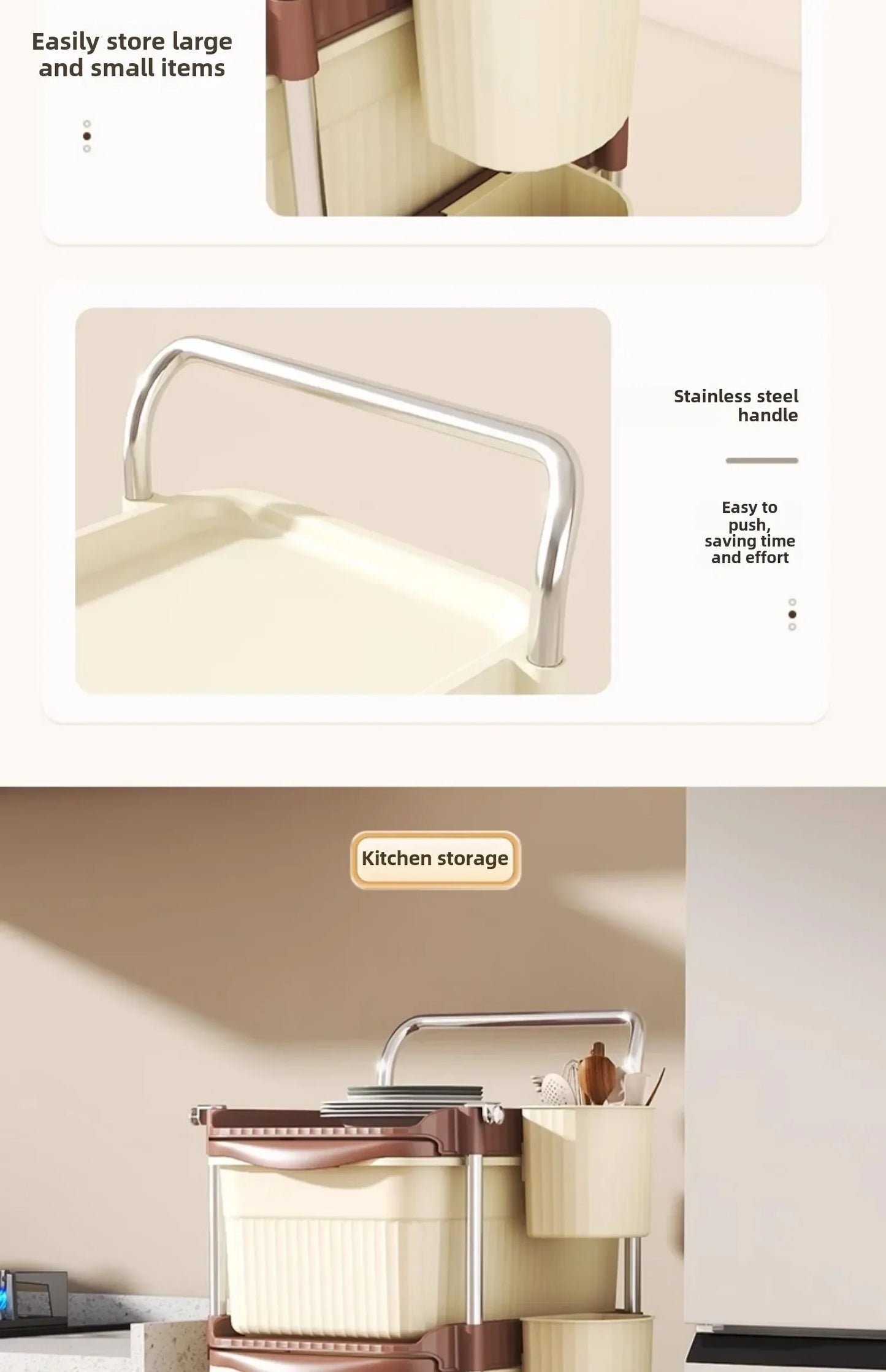 Small Cart Storage Rack, Snack Storage Rack, Multi-layer Storage Cabinet, Drawer Style Movable Baby Product Storages Rack