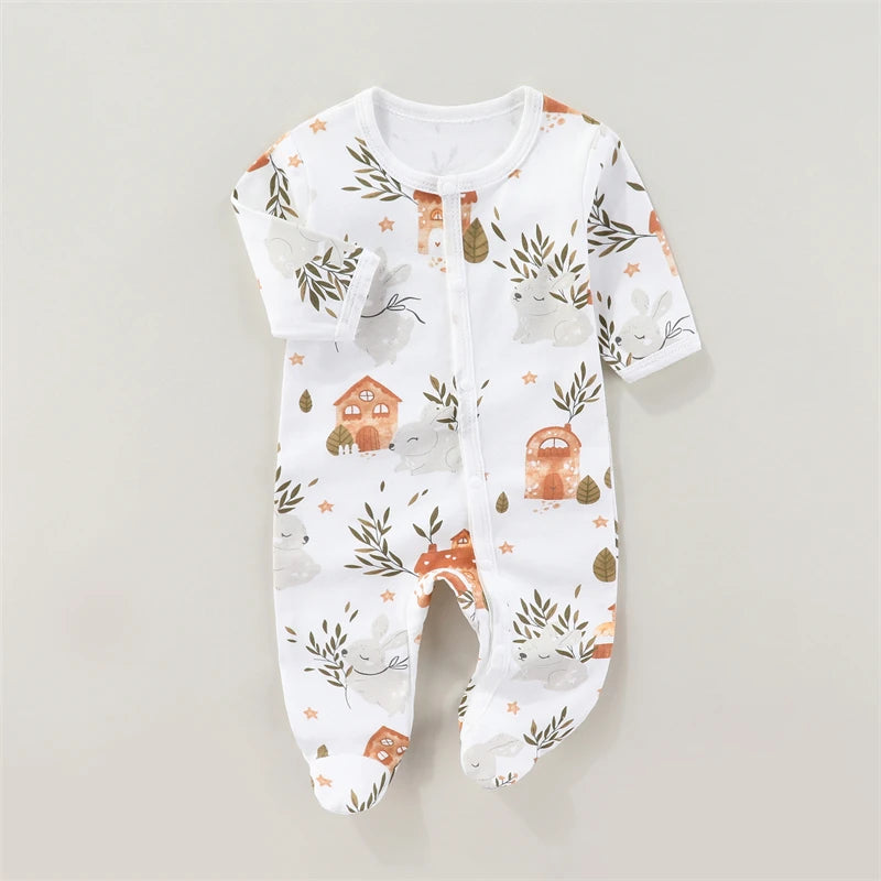 Newborn Baby Clothes New Autumn Winter Baby Bodysuit Summer Girl Romper Soft Boys Jumpsuit Children's Clothes 0 to 9 Months