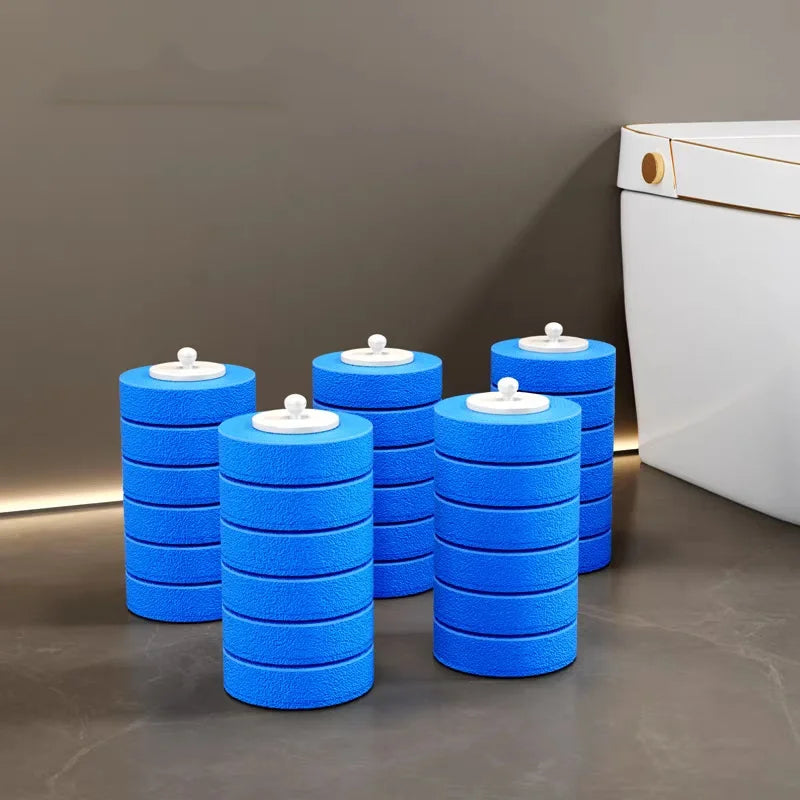 Toilet Brush Disposable Wallmounted Toilet Cleaner Replacement Head Long Handle Cleaning Tool Brush WC Kit Bathroom Accessory