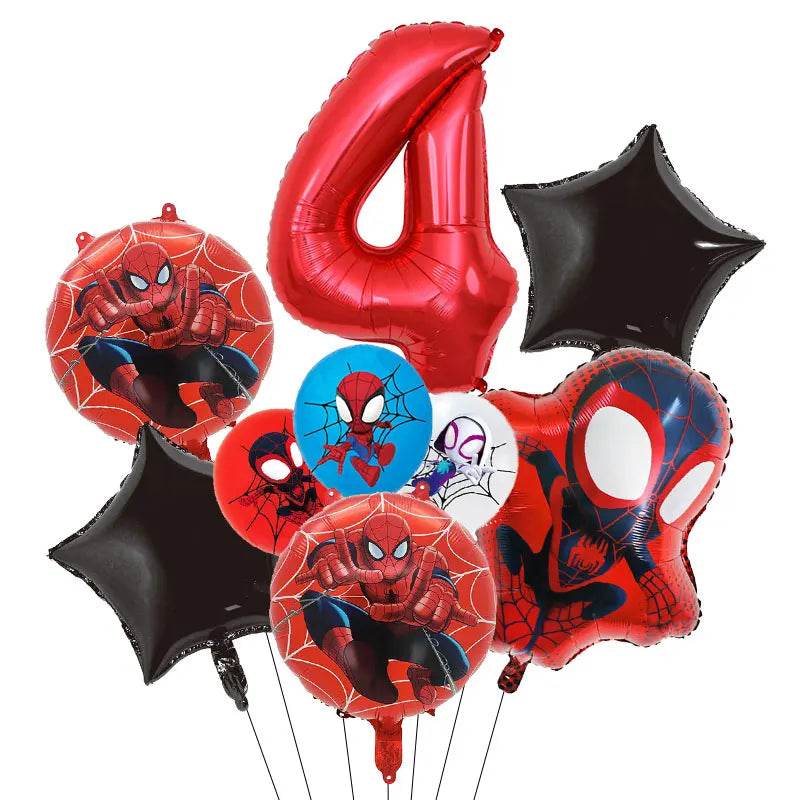 Spidey And His Amazing Friends Birthday Decoration Party Supplies Paper Cups Plates Napkins Tableware Tablecloth Kids Balloons - AIAZ