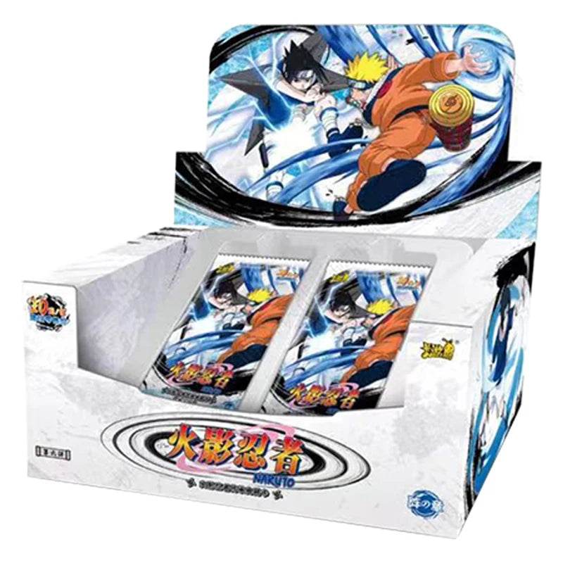 KAYOU Genuine Naruto Cards Box Anime Figure Card Booster Pack Sasuke Collection Flash Card Toy Birthday Christmas Gift for Kids - AIAZ