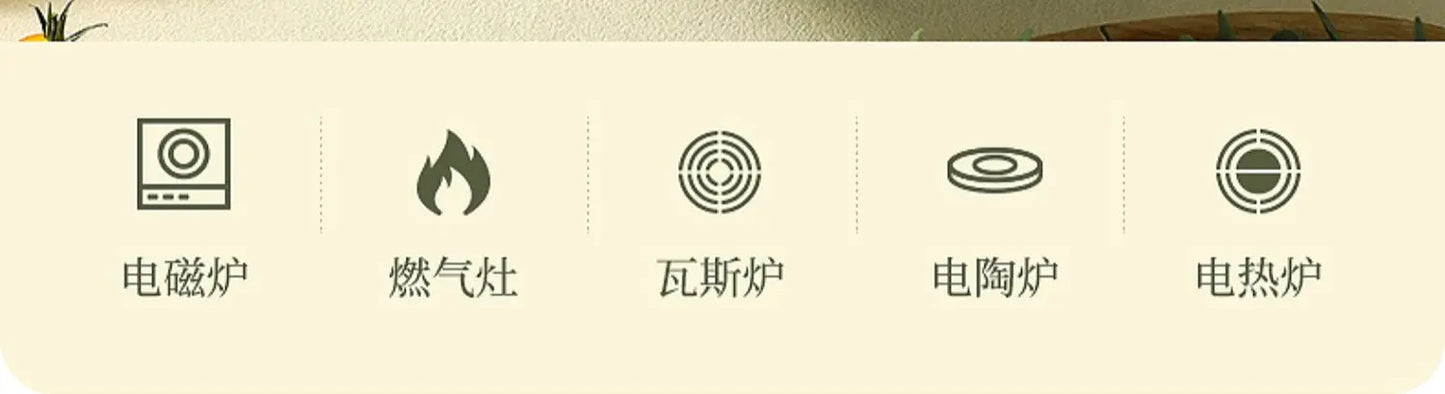 Matcha Green Enamel Cast Iron Pot, Porcelain Inner Wall, 22cm, 24cm Stock Pot, Induction Cooker Compatible, Reliable Pot