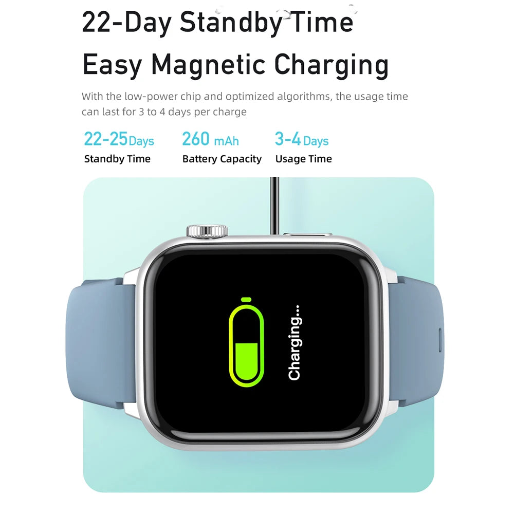 Awei H26 Smart Watch Men Answer Call 1.95inch Fitness Sport Tracker Bracelet Calculator Women Smartwatch Gift for Apple Android