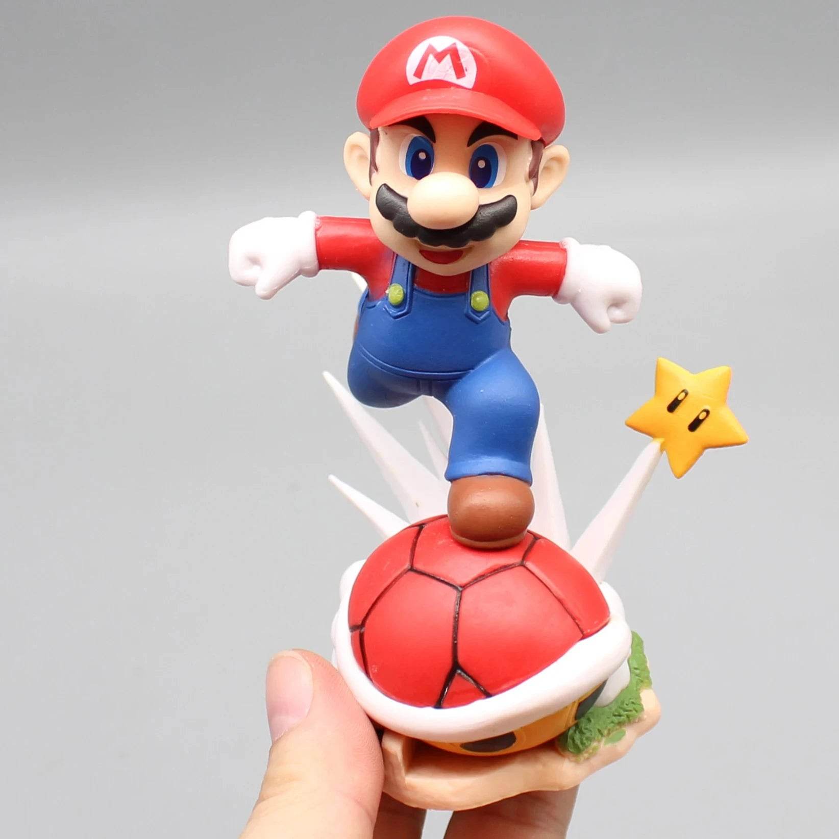 Super Mario Anime Figure Cartoon Grand Running Mario Bros anime Action Figurine PVC Statue Model Collection Desk Doll Toy Gifts - AIAZ