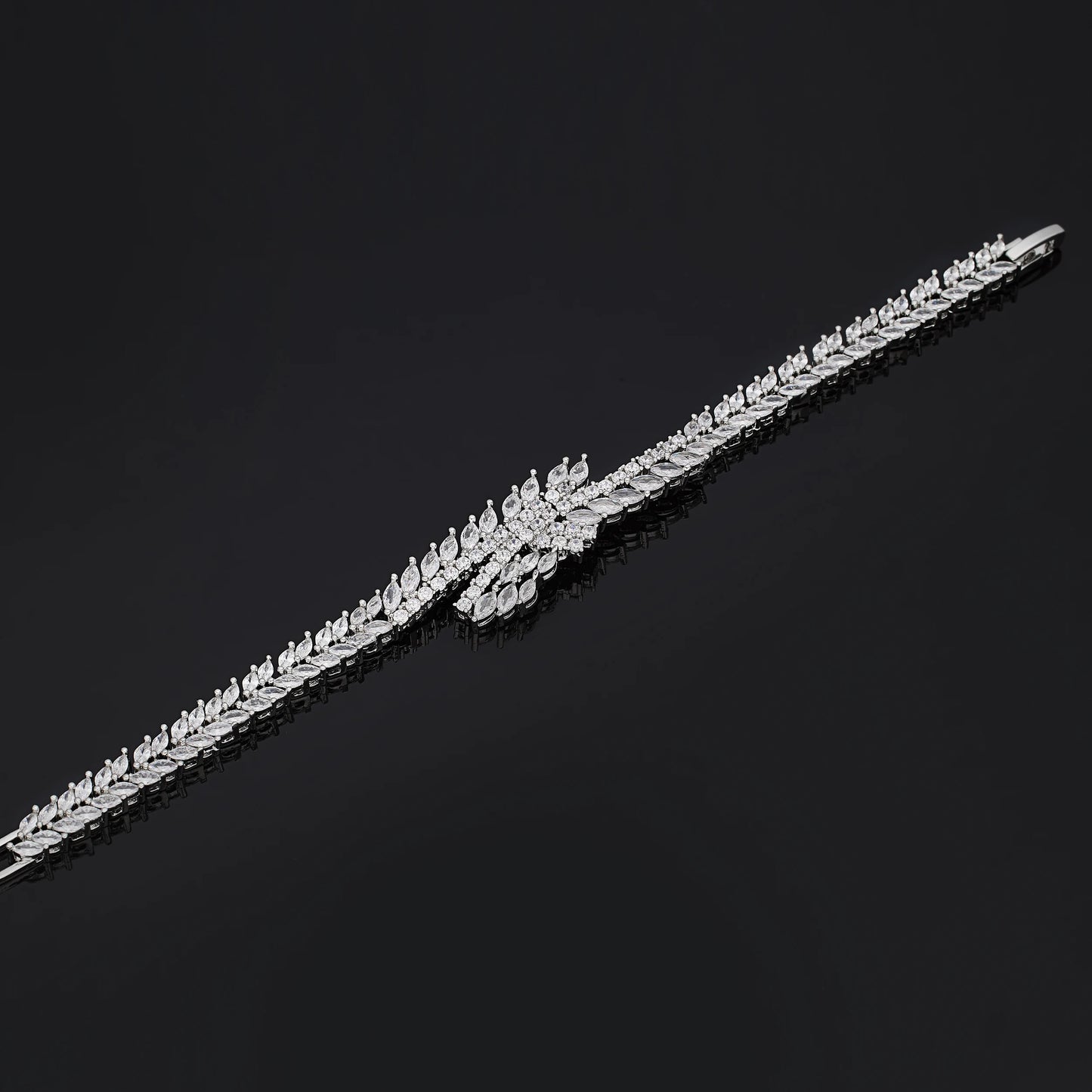 Nigeria Bridal Zirconia For Women Party Luxury Dubai Necklace Bracelet Earringa Rings CZ Crystal Wedding Jewelry Sets