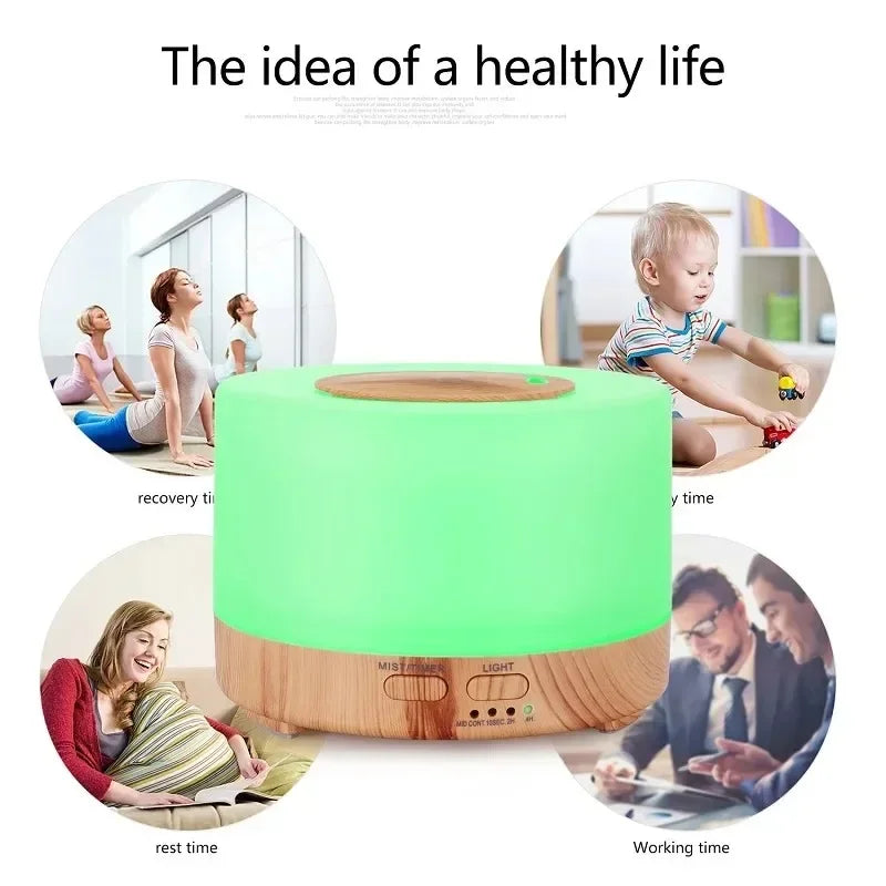Tuya Smart Humidifier with Colorgul LED Light WiFi Aroma Diffuser Timer Wireless Control Work with Alexa Google Home Compatible