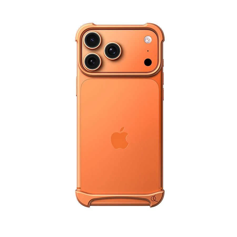 Ultra Minimalist High-end Lightweight Phone Cover Aluminum Metal for IPhone 14/15/16/17 Pro Max Bumper Phone Case