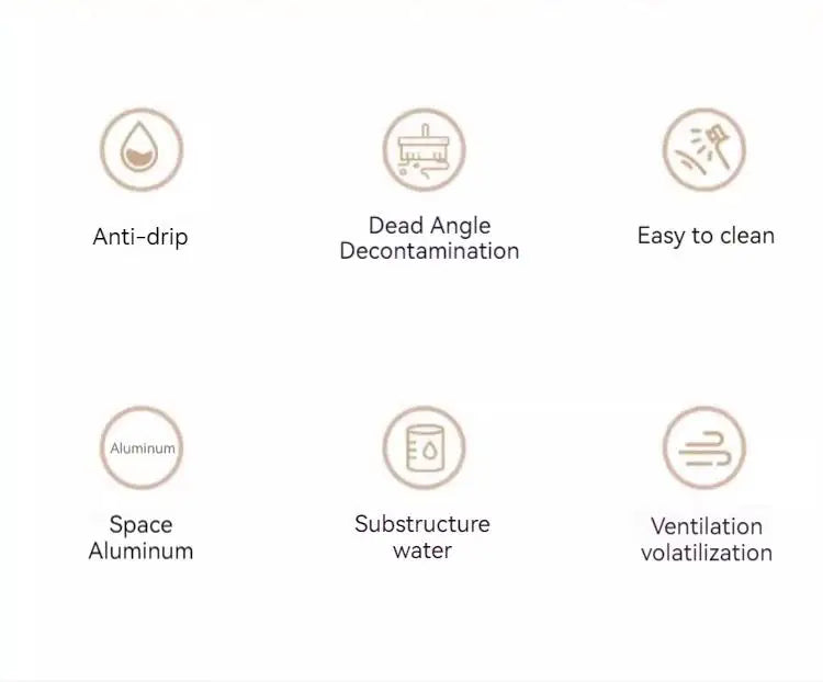 Toilet brush holder, no punching space aluminum wall-mounted toilet cleaning brush, easy to clean, toilet brush for bathroom