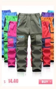 -30 degree Winter Ski Suit Plus Velvet Baby Jumpsuit Boy Overalls Warm Kids toddler girl Clothes Children Clothing coat overcoat