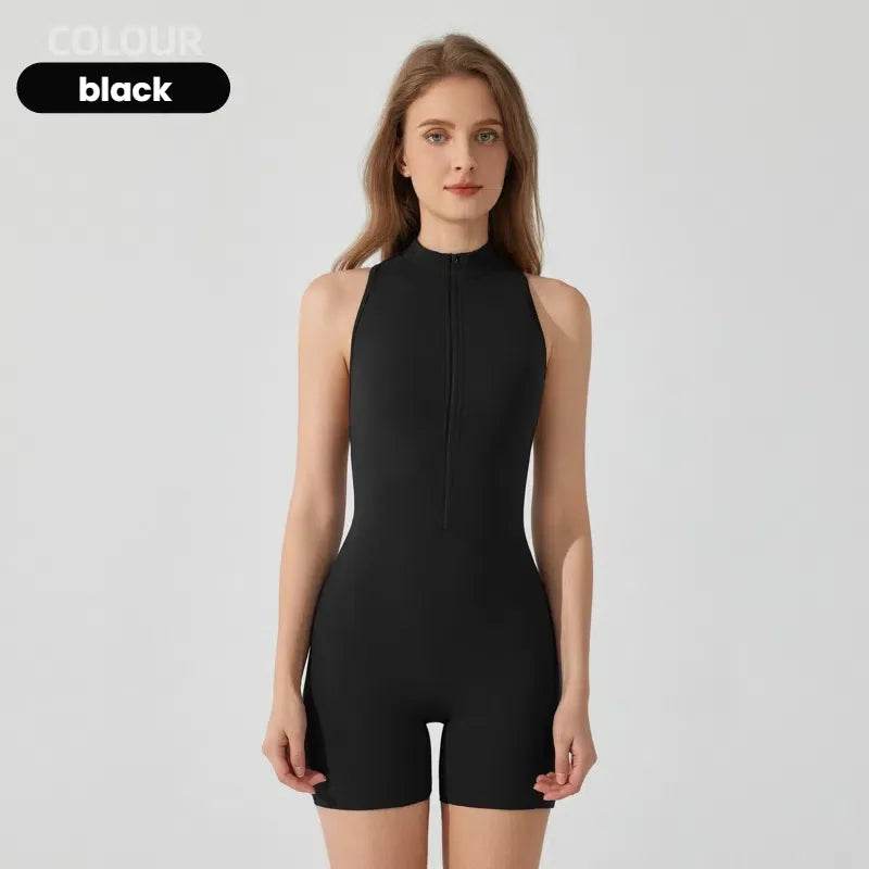 Jumpsuit woman Sexy High Back V-Cut jumpsuits for woman Yoga Peach Butt Lifting Sportswear Bodysuit Female clothing overalls - AIAZ