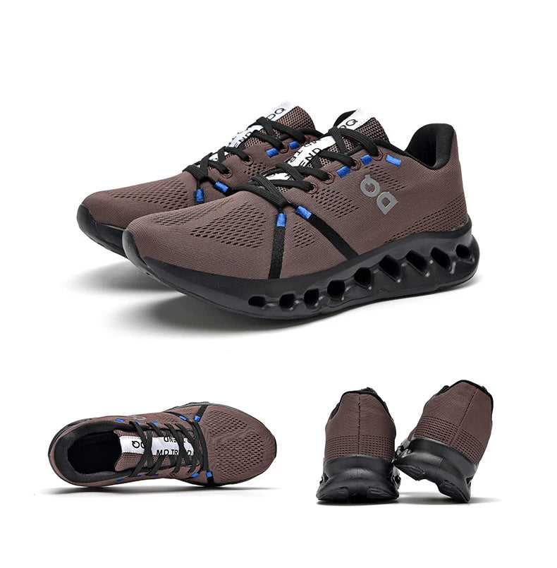 Men's Running Shoes Breathable Lightweight Shock Absorption Athletic Gym Training Sneakers Non-Slip Comfortable Sports Shoes