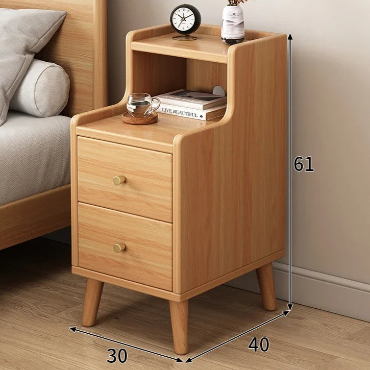 Modern Nightstands Bedroom Small Bedside Corner Night Stands Narrow Drawers Mobila Pentru Dormitor Bedroom Set Furniture