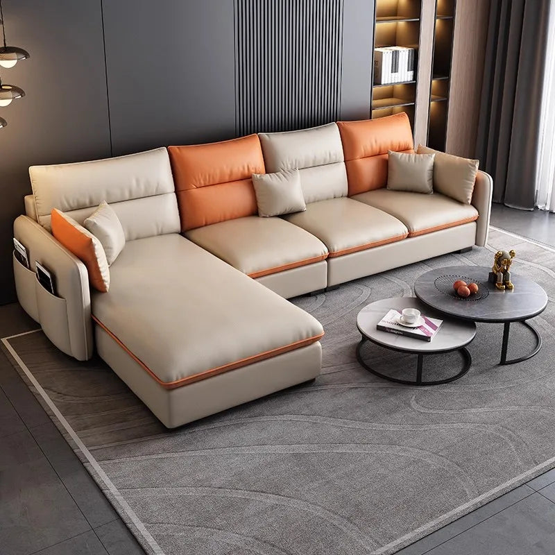 Modern Aesthetic Living Room Sofas Soft Cheap Chinese Save Space Lounge Living Room Sofas European Koltuk Takımı Home Furniture
