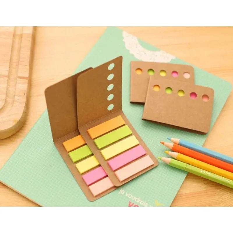 1pcs/lot Office School supplies Rainbow diary sticker bookmarker note Folding memo pad cute Planner Stickers Sticky Notes - AIAZ