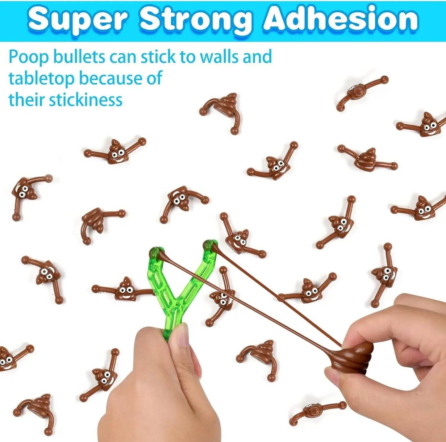 1/6/12set Fun Colorful Shooting Fake Poop Toys For Kids Birthday Party Favor Bag Piñata Filler Boys Girls Party Gifts Supplies - AIAZ