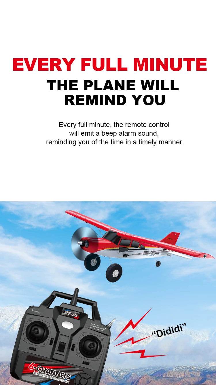 Qidi560 Moore M7 Off-road RC Plane 4CH Brushless Remote Control Airplane Fixed Wing Aircraft Model EPP Foam Toys for Children - AIAZ