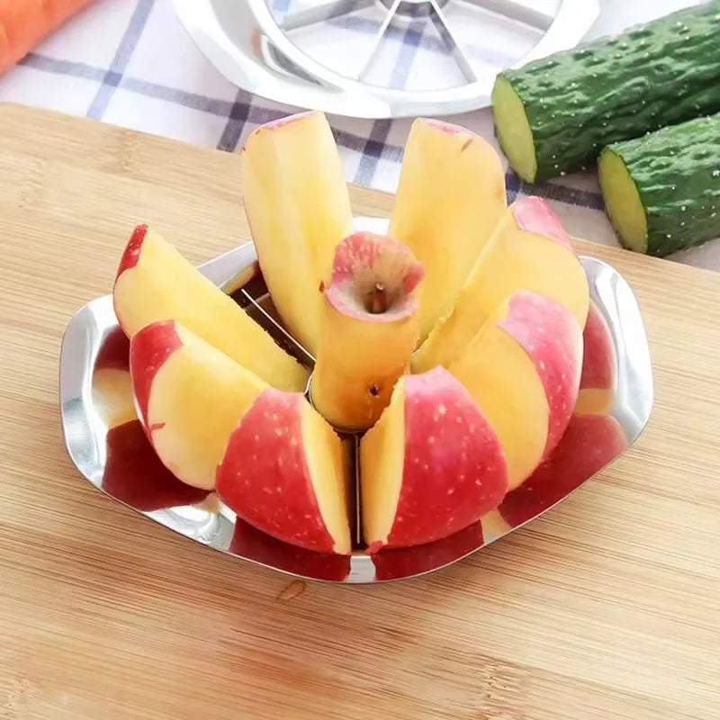Upgrade Apple Slicer Fruit Cutter Stainless Steel Apple Knife Multifunctional Corer Kitchen Easy To Use Tool Peeler Apple Slicer