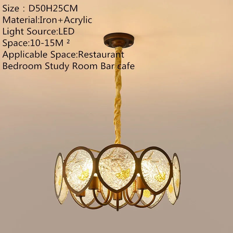 TEMOU Contemporary Restaurant Pendant Lamp French Retro Bedroom Study Villa Hotel Rooms Bar Counter Cafe  Aisle Light