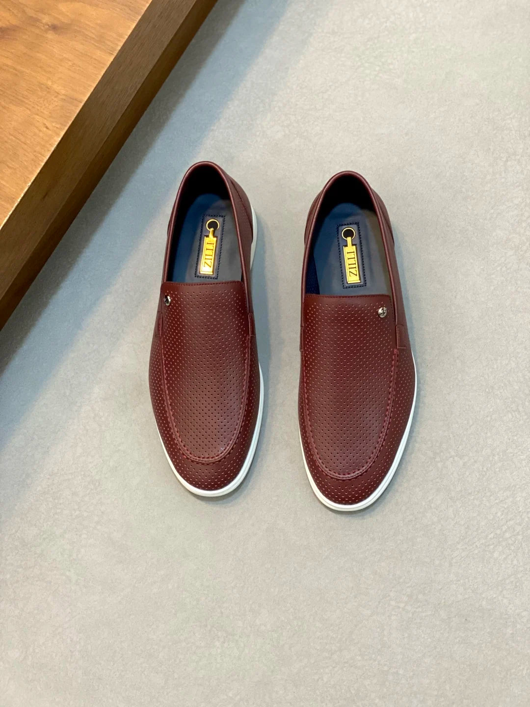 OECHSLI Shoes Cowhide Suede 2025 new breathable comfortable quality genuine leather comfort Men‘s European big size 38-46