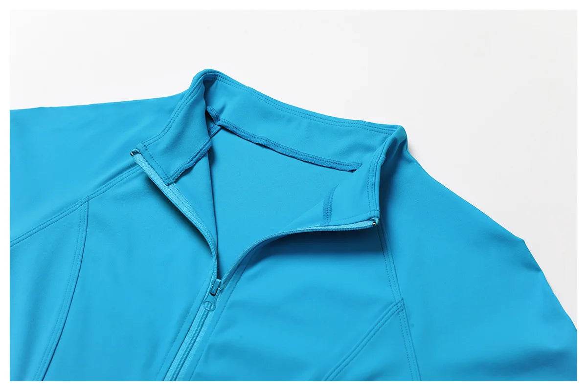 Yoga Sets Workout Sets for Women 2 Pieces Gym Suits Long Sleeved Outfits Zipper Fitness Jacket Running Short Skirt Sportswear - AIAZ