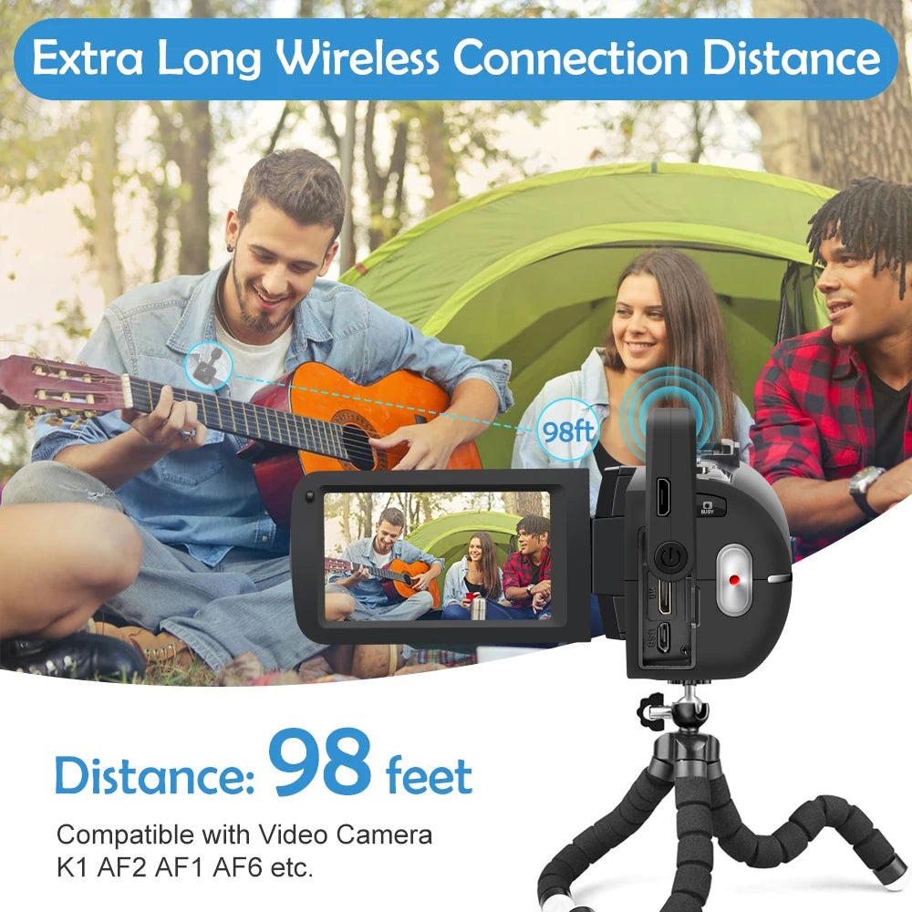 4k 60fps 64MP Youtube Video Live Stream 4.0 Rotate Touch Screen Digital Phone Webcam CMOS Camera