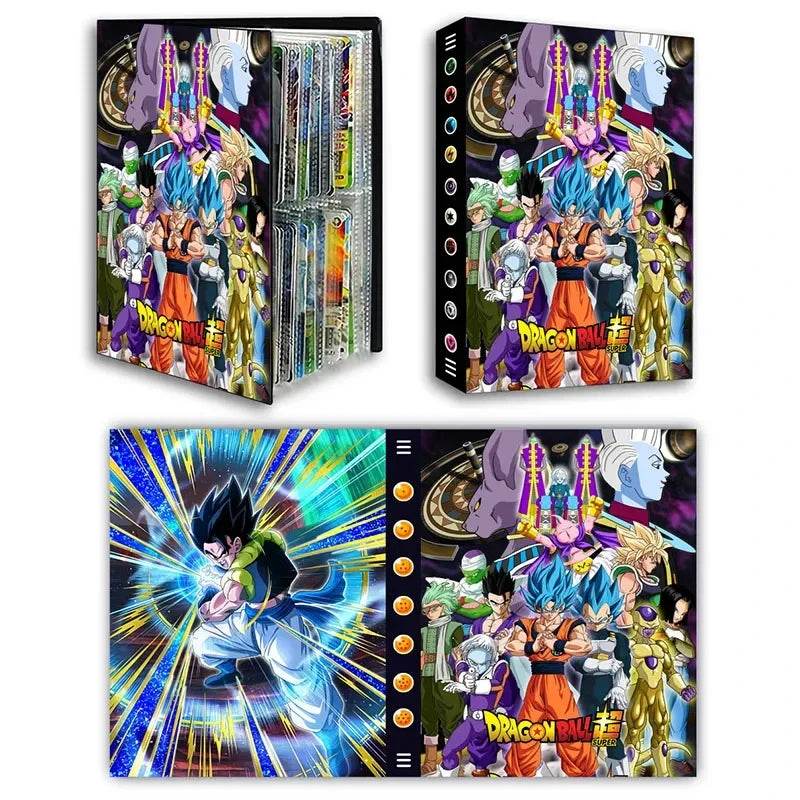 Dragon Ball Son Goku Vegeta Frieza 240pcs Card Album Book Game Card Holder Binder VMAX Game Card Collection Kids Toys Gift - AIAZ