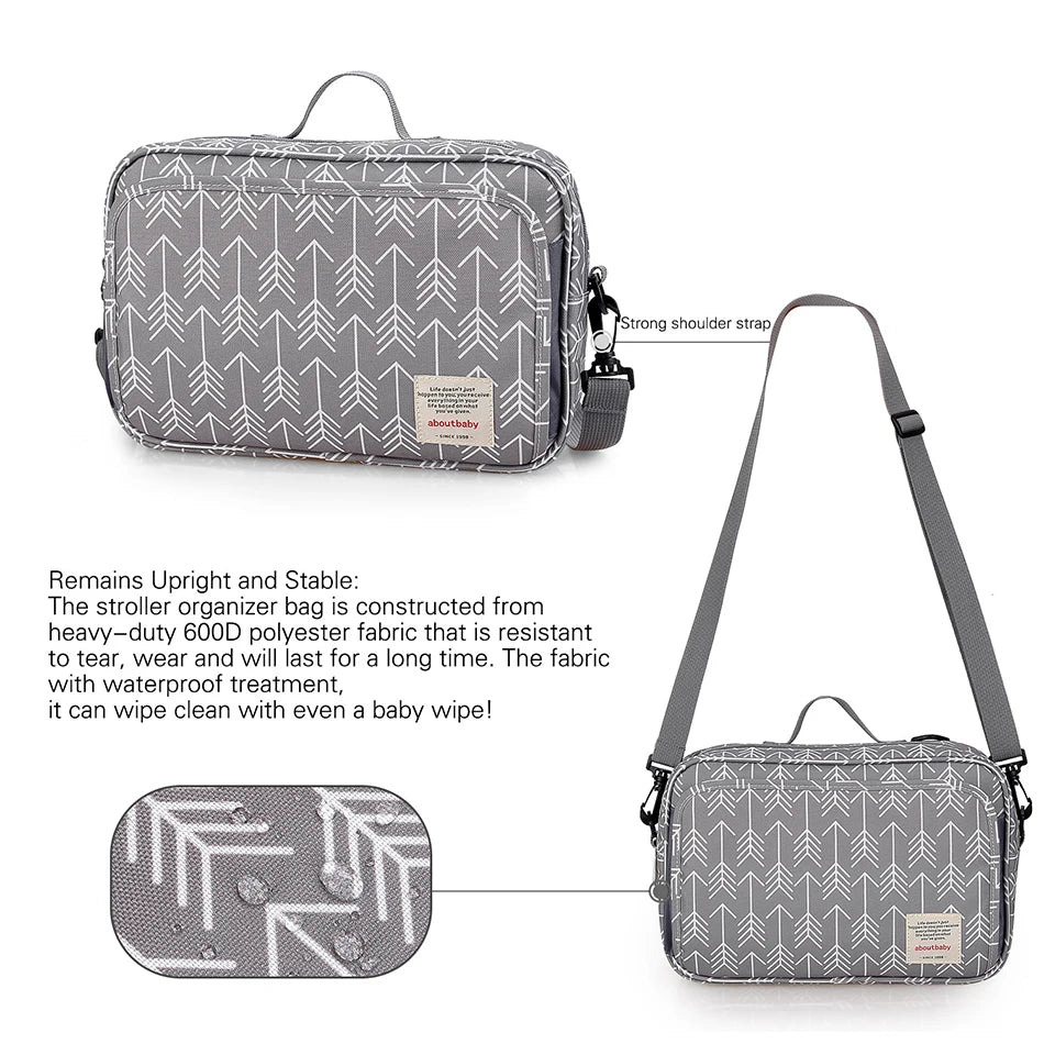 Women Multi-functional Messenger Bags Outdoor Waterproof Stroller Hanging Bag Baby Diaper Bags Adult Casual Cartoon Shoulder Bag