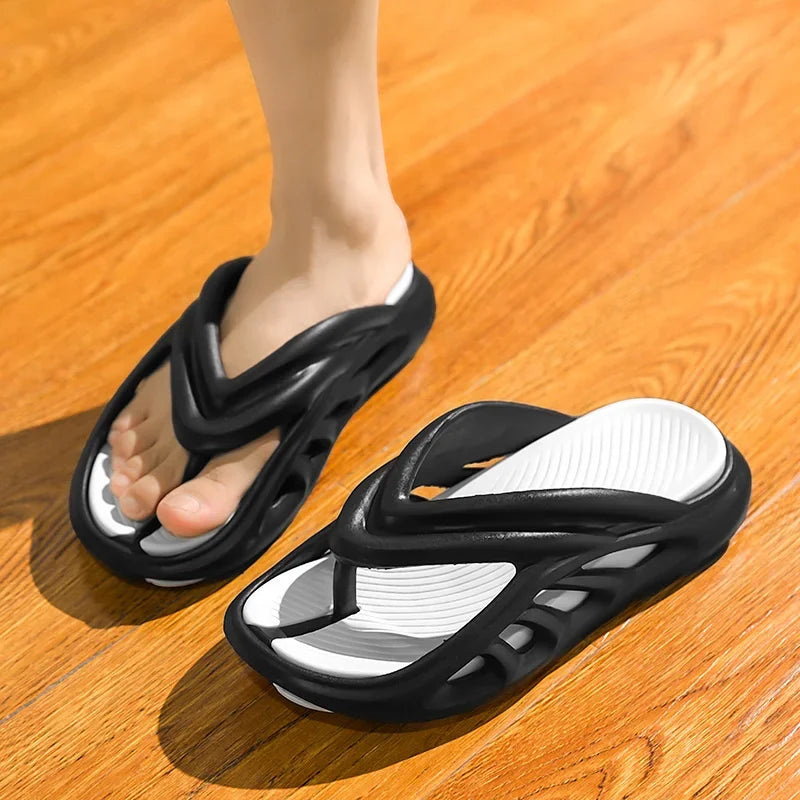 Summer New Men's Slippers Flip Flops Outdoor Indoor Comfortable Soft Slides Casual Shoes Men Beach Sandals Male Slippers