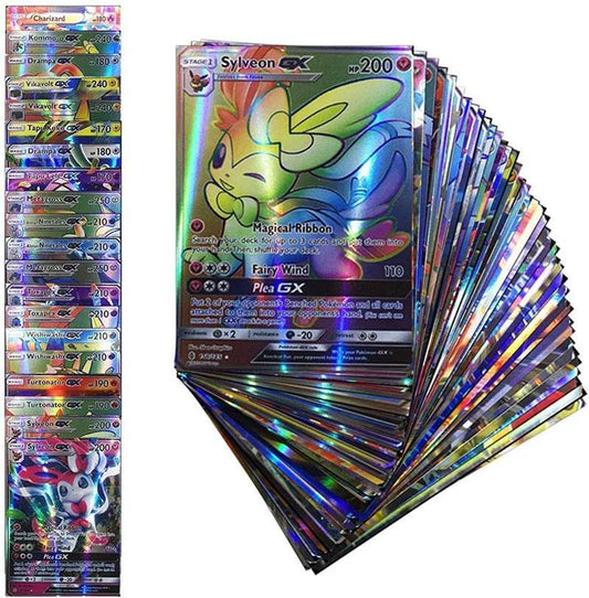 20Pcs English Pokemon Cards GX Tag Team Vmax EX Mega Shining Game Battle Carte Trading Collection Cards Toys Children Gifts - AIAZ